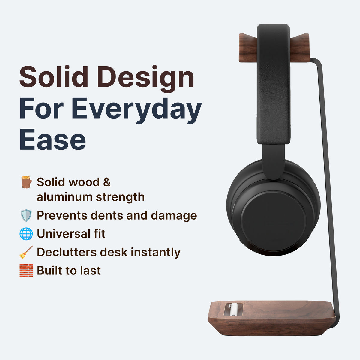 Wooden Headset Holder