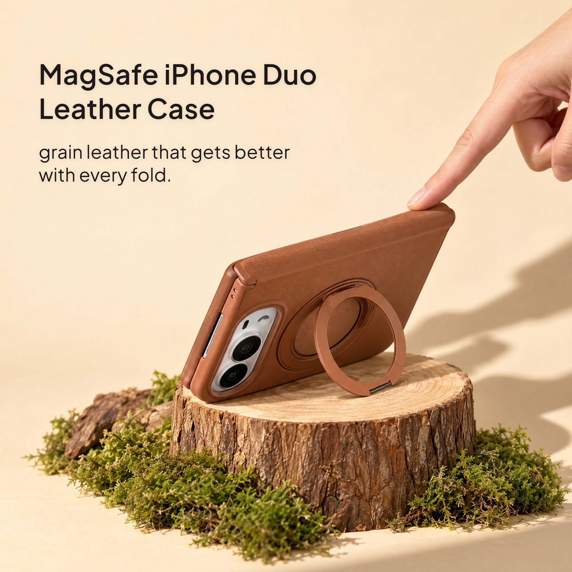 Magsafe iPhone Duo Leather Case