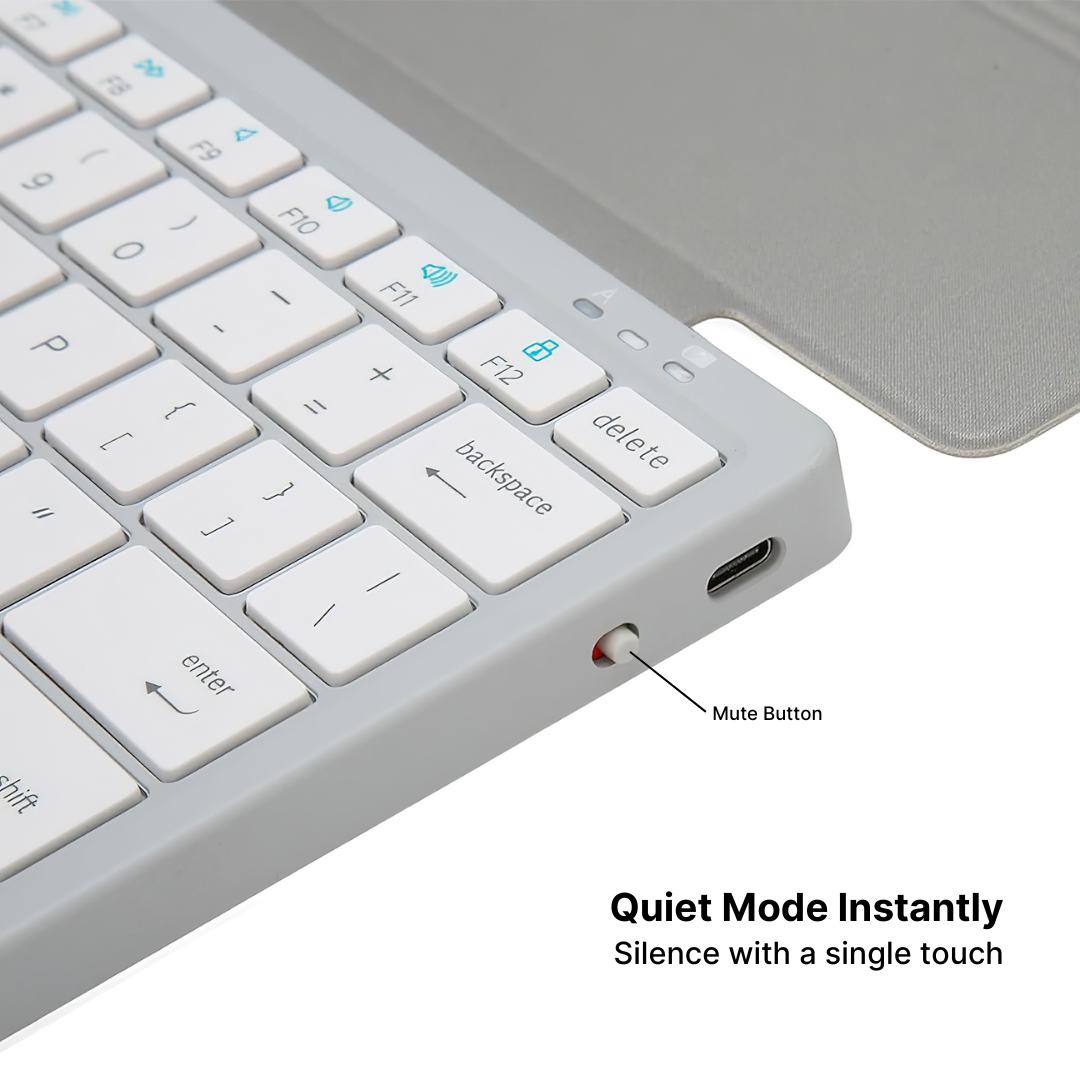 Wireless Portable Keyboard for Tablets and Smartphones