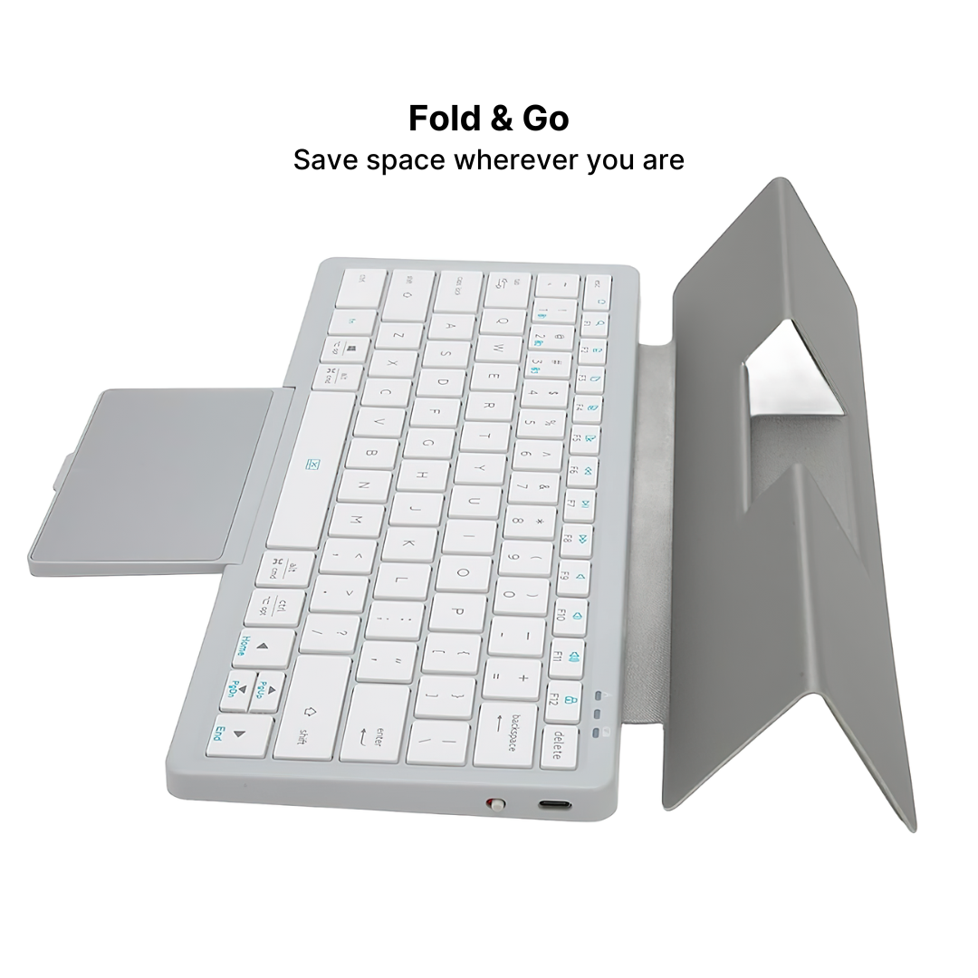 Tablet Attachable Keyboard Wireless Portable Keyboard for Tablets and Smartphones