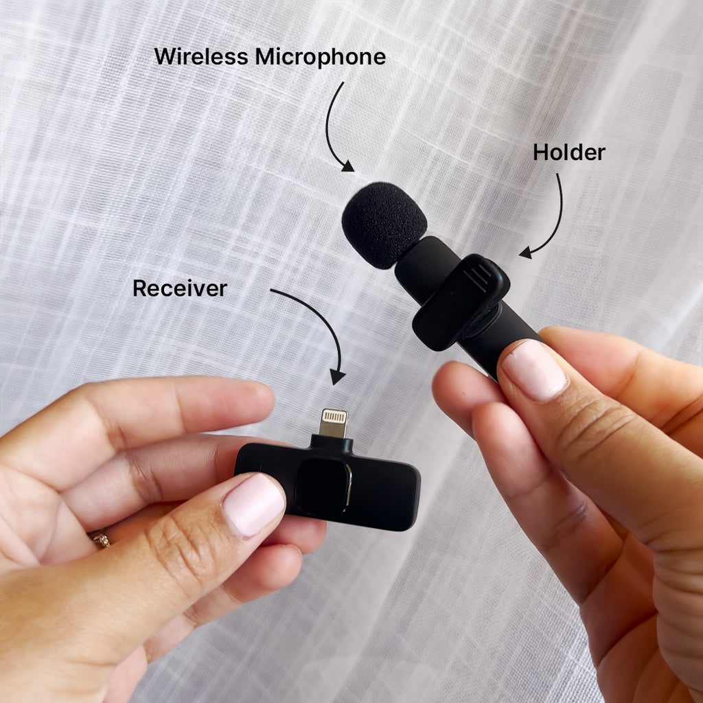 PocketPro Mini Wireless Mic for Creators – BlueBolt Chargers