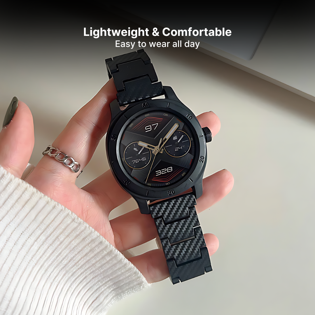 Carbon Fiber Finish Strap for Galaxy Watch