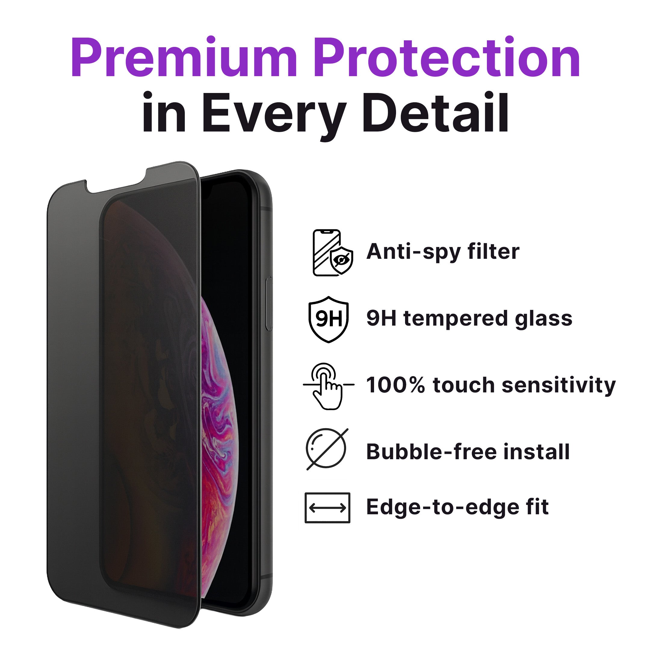 iPhone Privacy Glass Screen Protector