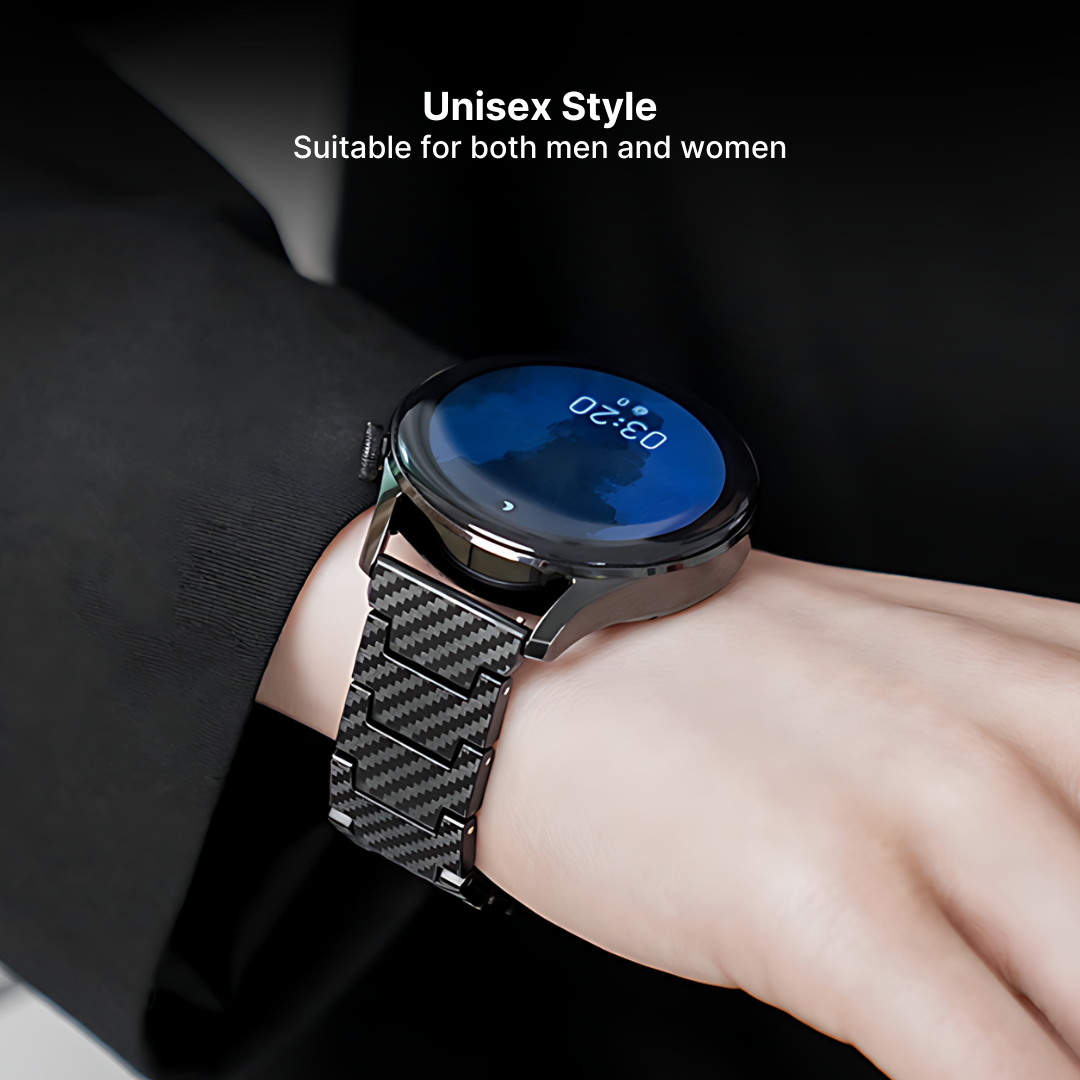 Carbon Fiber Finish Strap for Galaxy Watch