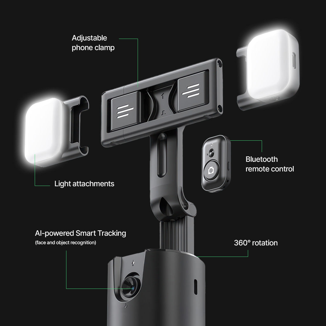 AutoFocus 360 Smart Tracking Camera Stick