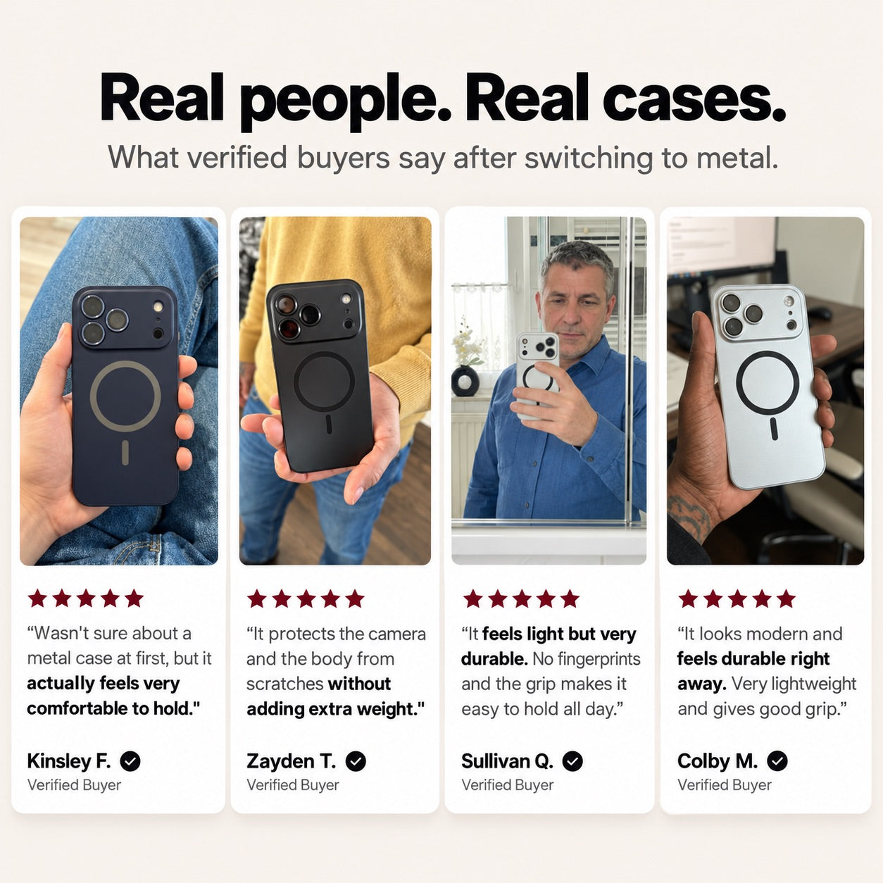 iPhone Metal Case with Camera Guard