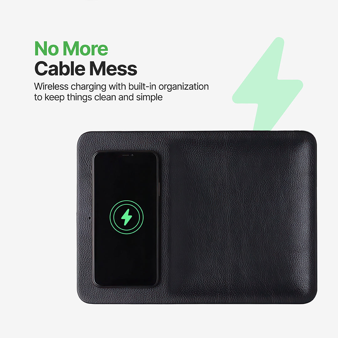 AuraHub Wireless iPhone Charger & Organizer