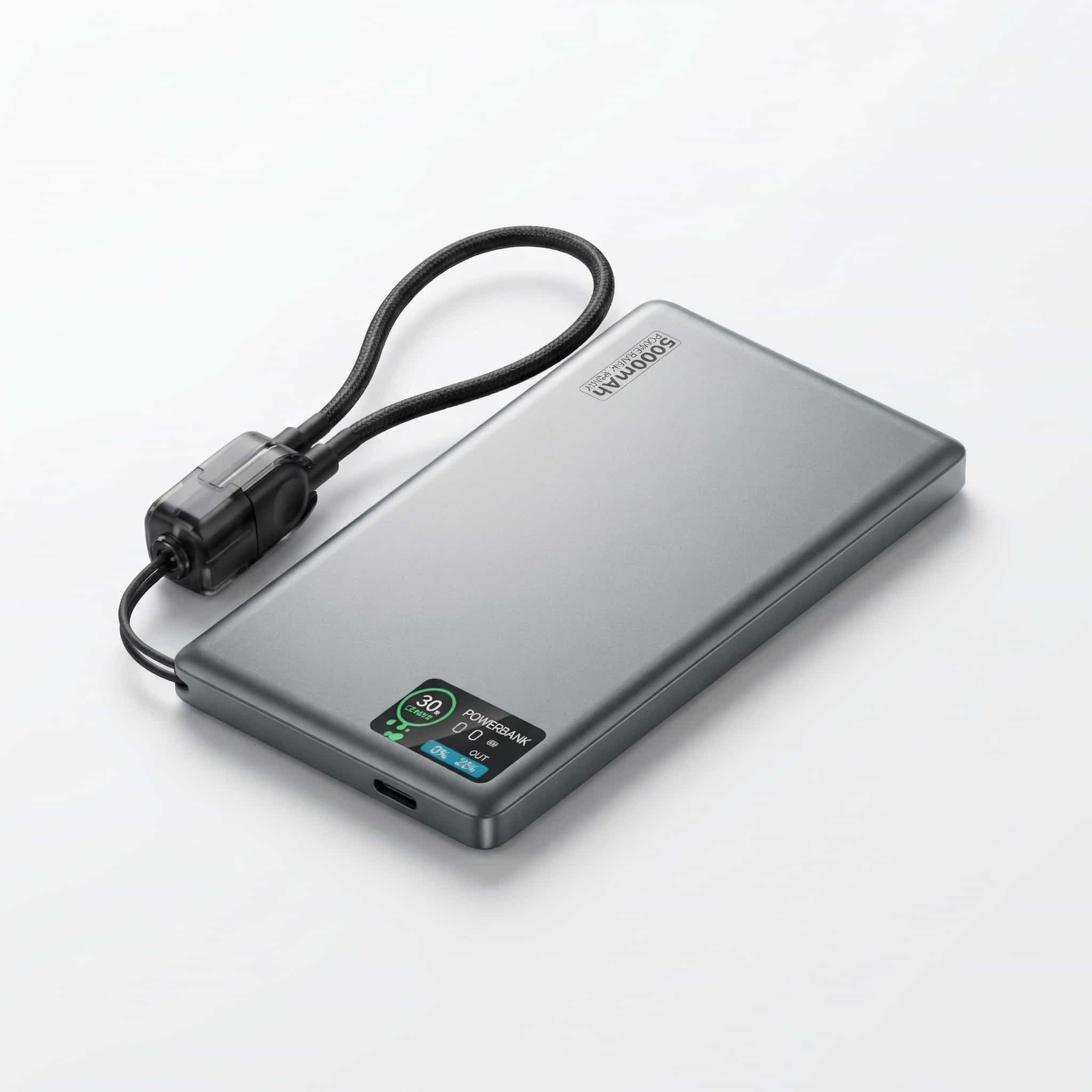 22.5W Ultra Slim Q2 Power Bank with Display