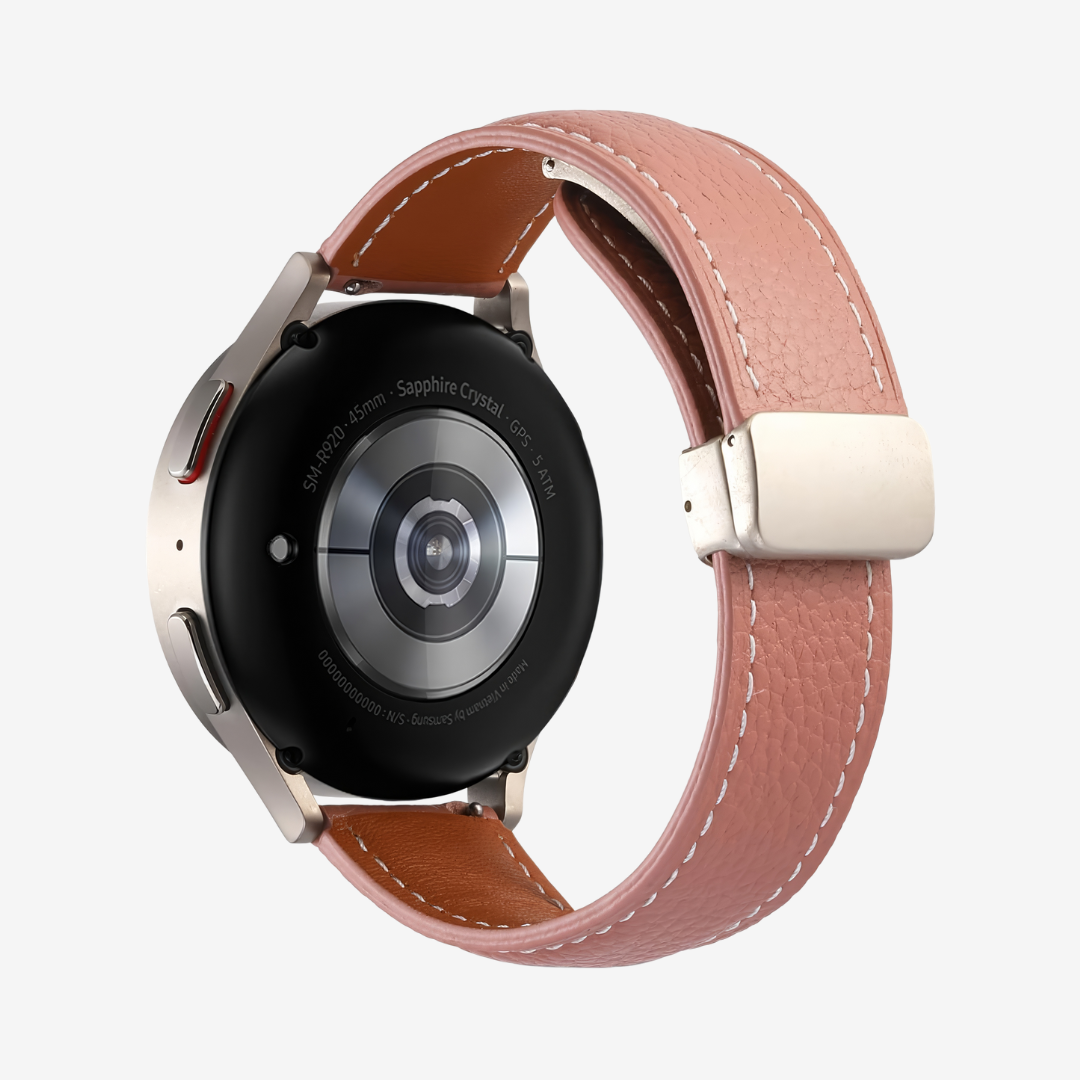 Classic Magnetic Leather Strap for Samsung Watch