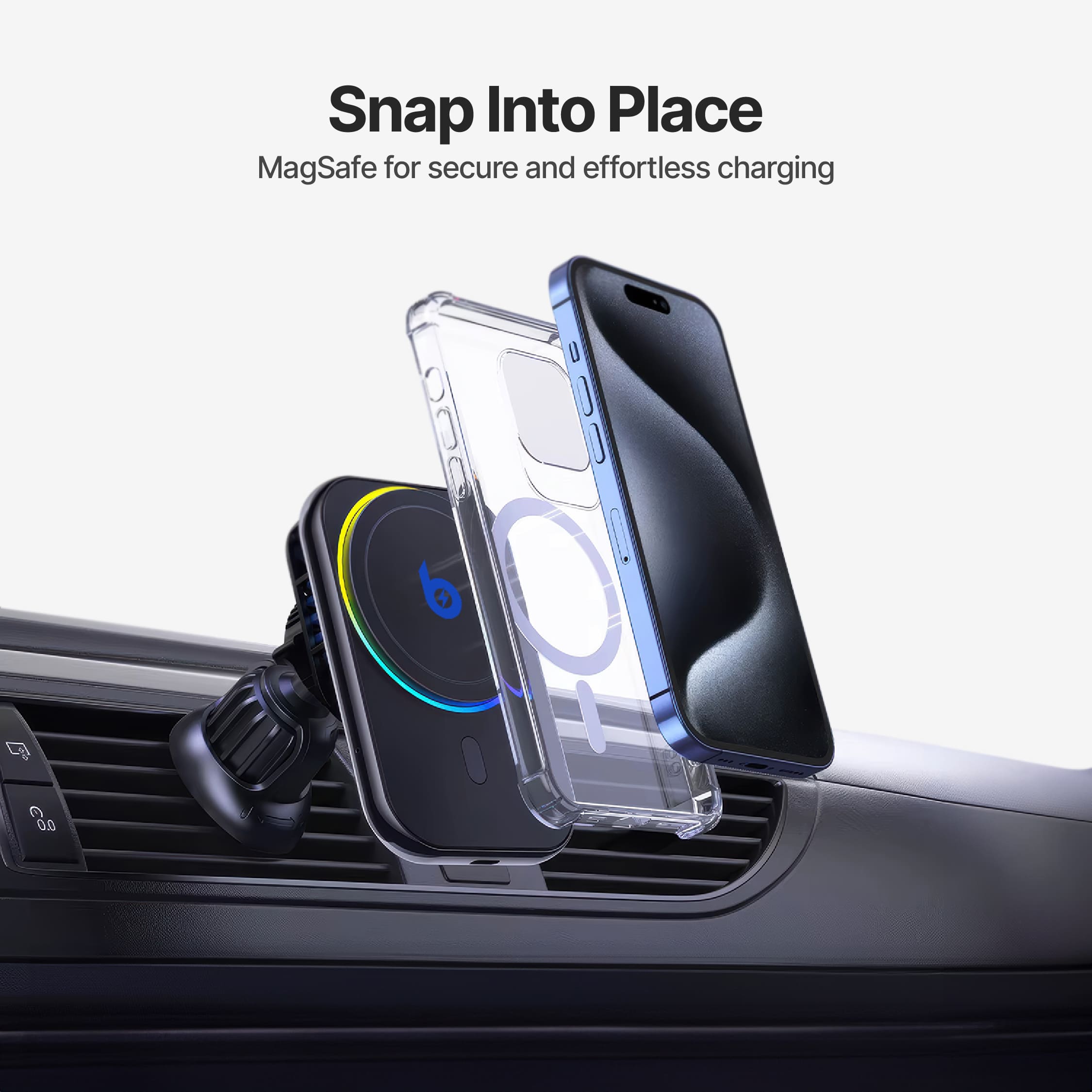 PolarCharge Qi2 Wireless MagSafe Phone Charger