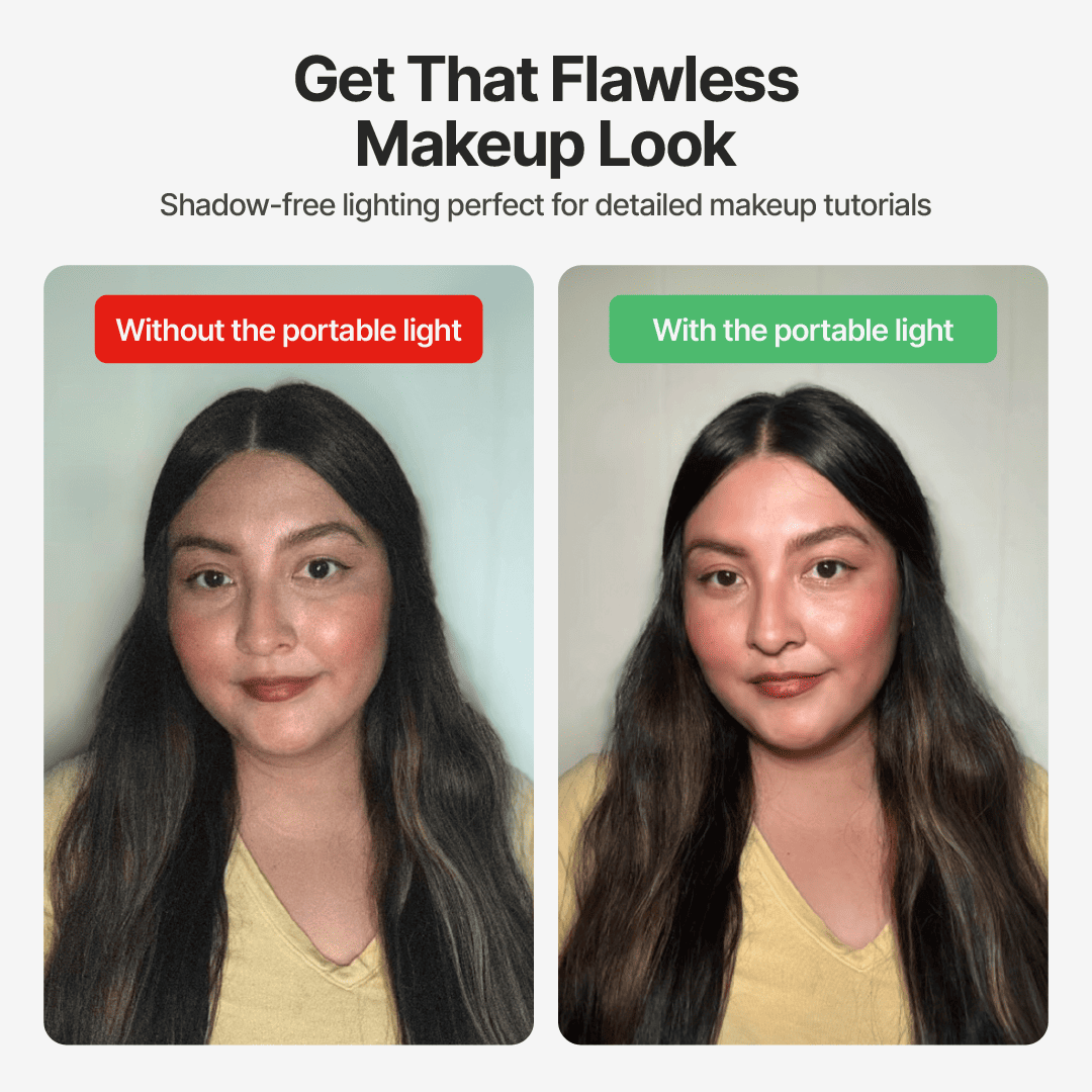 Portable Selfie Light with 7 Modes Brightness