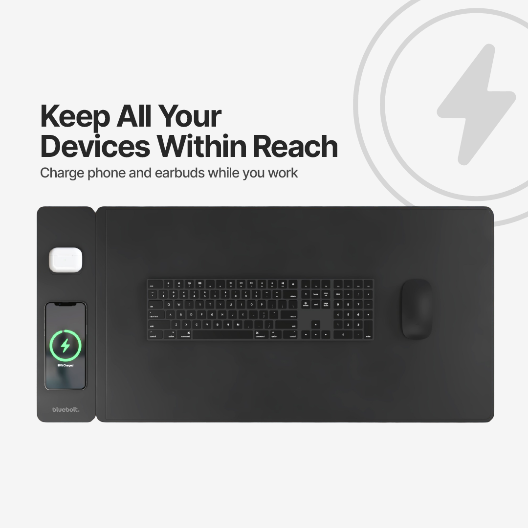 PowerMat Pro DUO Wireless Charging Desk Mat