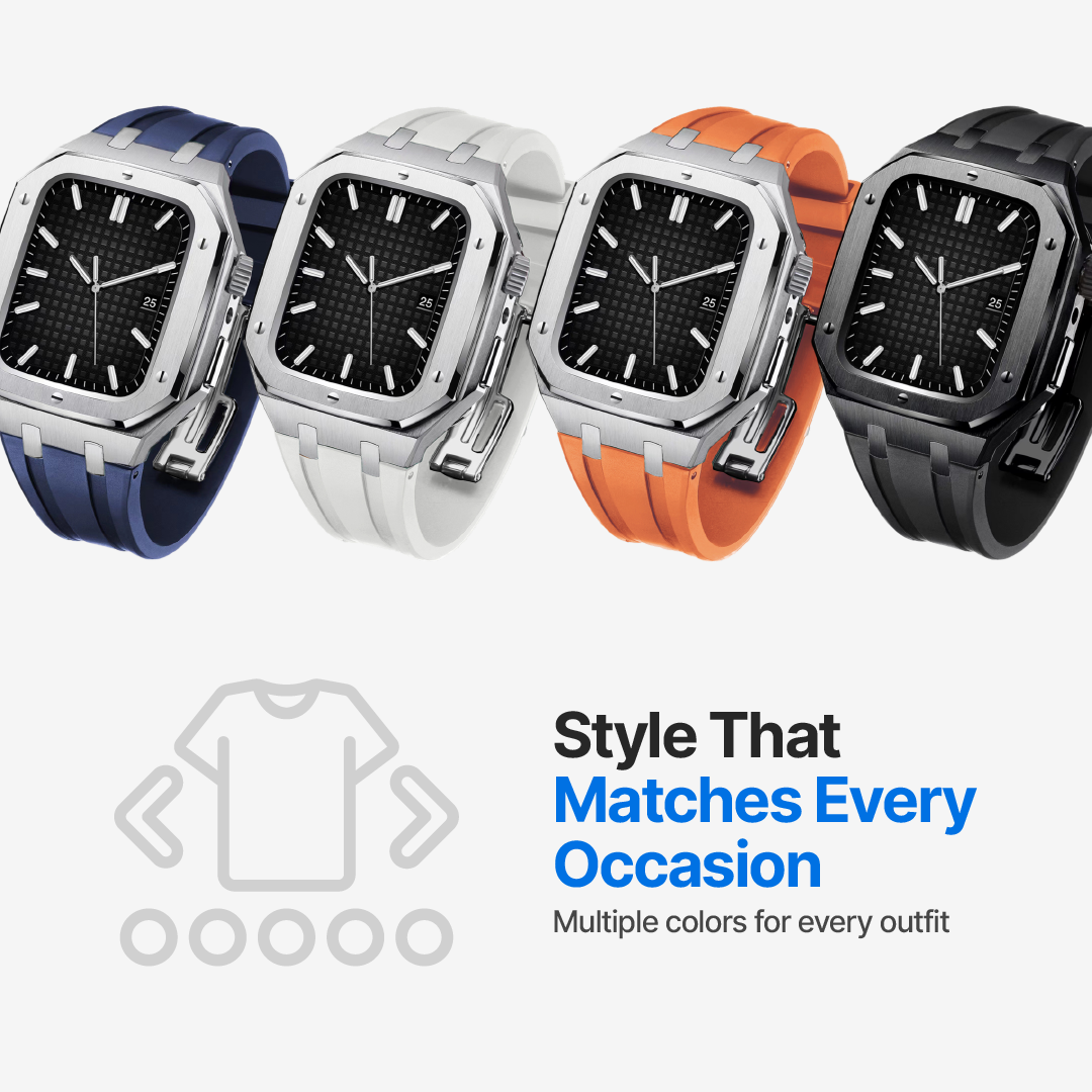 Riviera Premium Apple Watch Band & Case