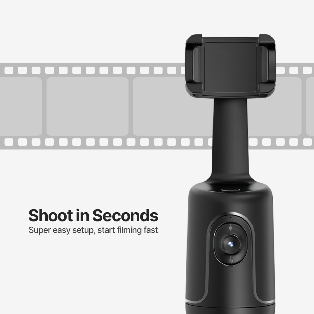 Smart360 AI Motion-Tracking Phone Camera Mount