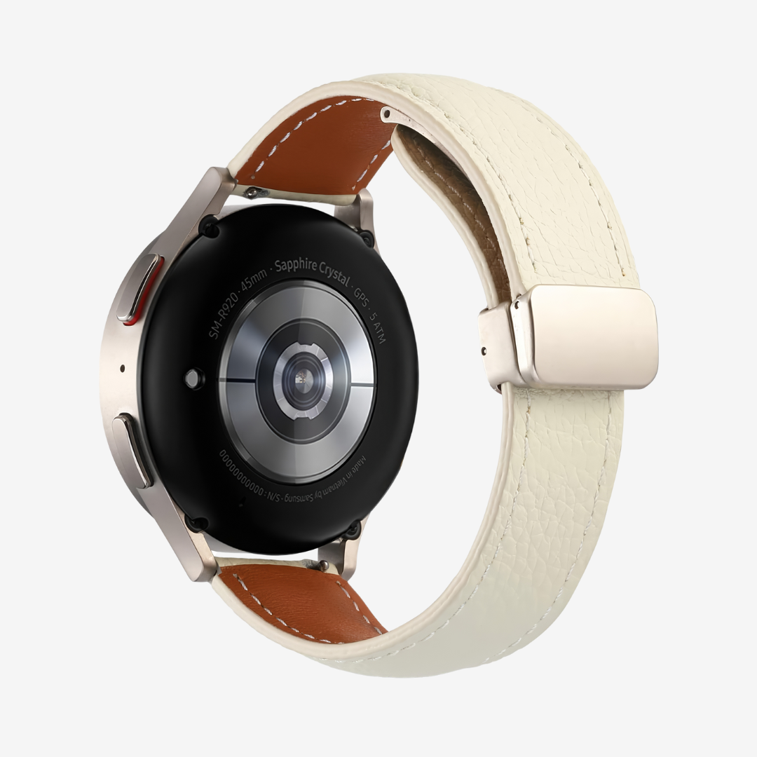 Classic Magnetic Leather Strap for Samsung Watch