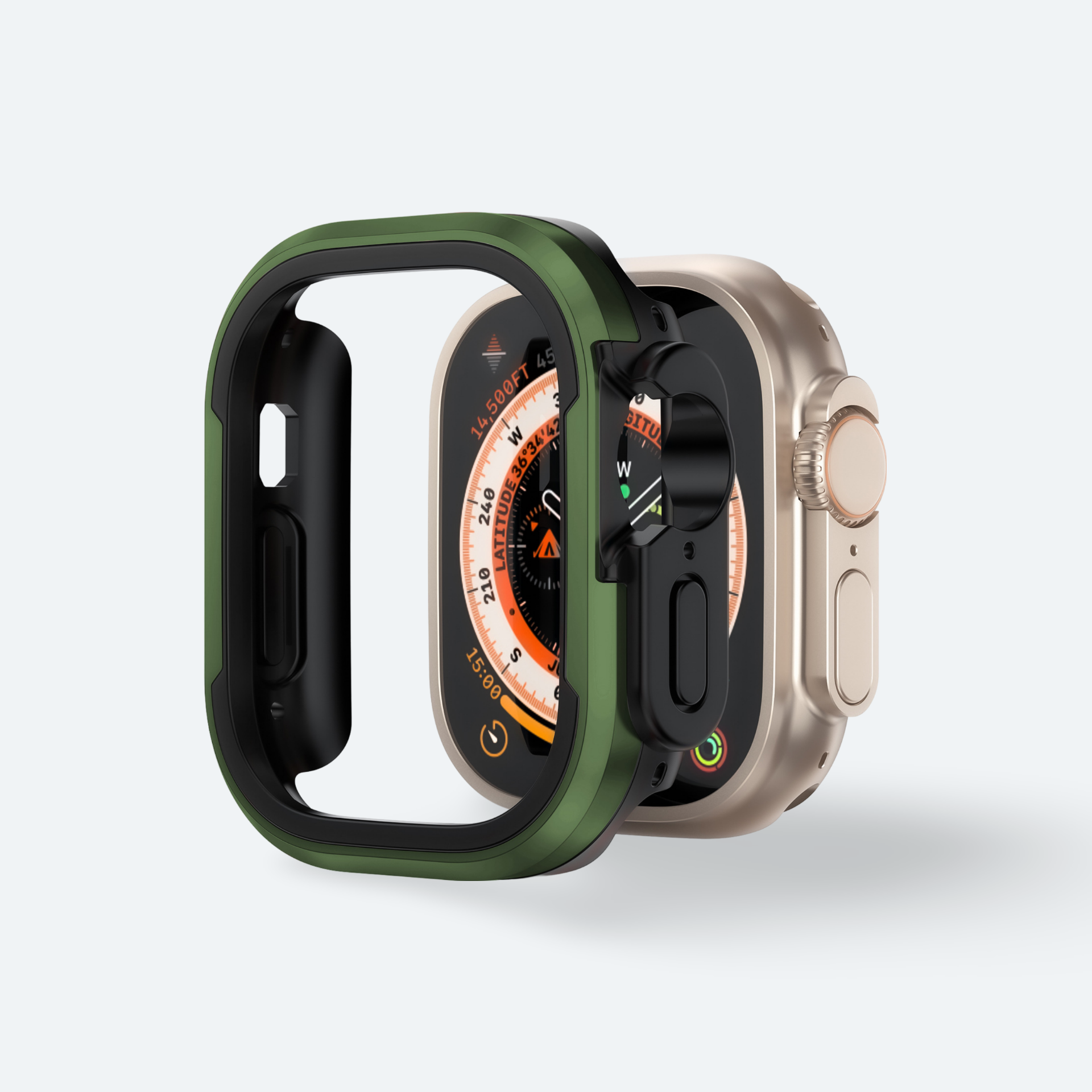 Scratch Protective Metal Case for Apple Watch