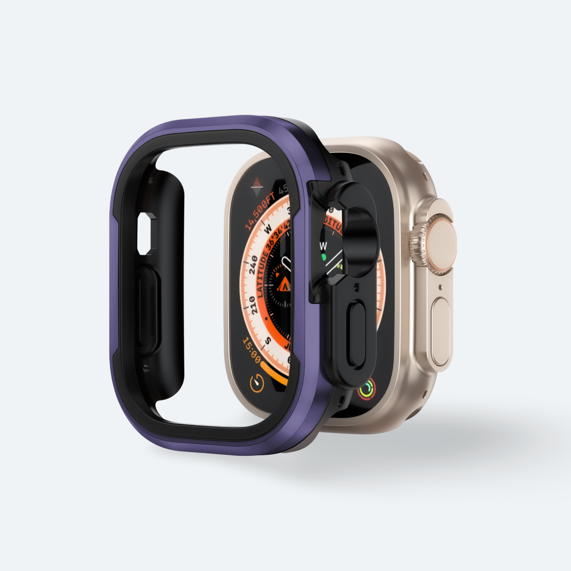Scratch Protective Metal Case for Apple Watch